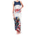 Custom USA Hockey Family Matching Tank Maxi Dress and Hawaiian Shirt Team USA Eagle Mascot