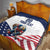 Custom USA Hockey Quilt Team USA Eagle Mascot