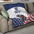 Custom USA Hockey Quilt Team USA Eagle Mascot