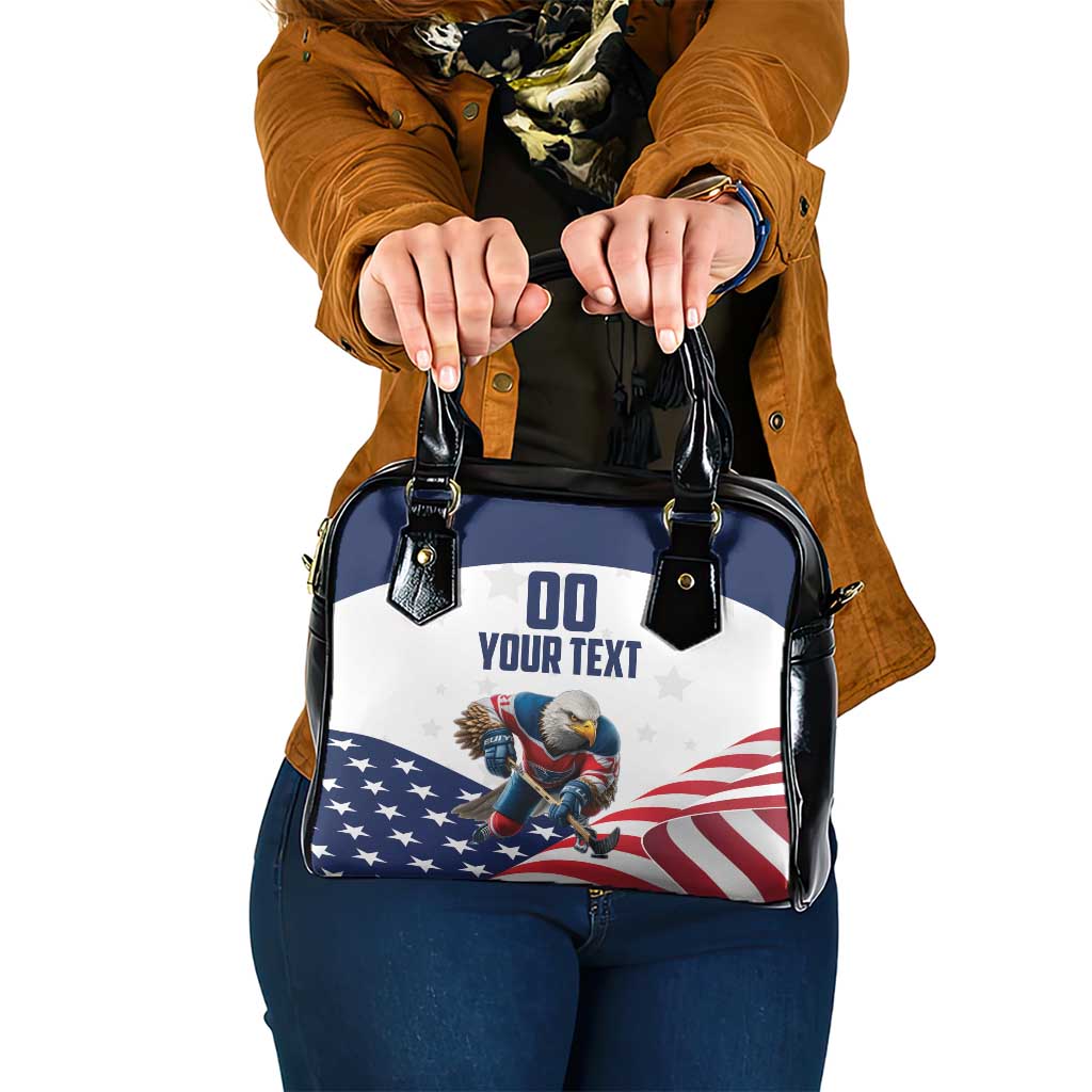 Custom USA Hockey Shoulder Handbag Team USA Eagle Mascot