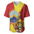 Personalized North Macedonia Baseball Jersey Lion With National emblem