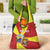 Personalized North Macedonia Grocery Bag Lion With National emblem