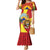 Personalized North Macedonia Mermaid Dress Lion With National emblem