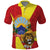 Personalized North Macedonia Polo Shirt Lion With National emblem