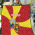 Personalized North Macedonia Quilt Lion With National emblem