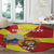 Personalized North Macedonia Round Carpet Lion With National emblem