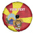 Personalized North Macedonia Spare Tire Cover Lion With National emblem