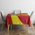 Personalized North Macedonia Tablecloth Lion With National emblem