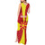 Personalized North Macedonia Tank Maxi Dress Lion With National emblem