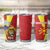 Personalized North Macedonia Tumbler Cup Lion With National emblem