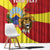 Personalized North Macedonia Window Curtain Lion With National emblem