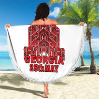 Georgia Independence Day Beach Blanket Sameba Dzala Ertobashia