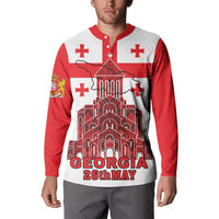 Georgia Independence Day Button Sweatshirt Sameba Dzala Ertobashia