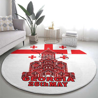 Georgia Independence Day Round Carpet Sameba Dzala Ertobashia