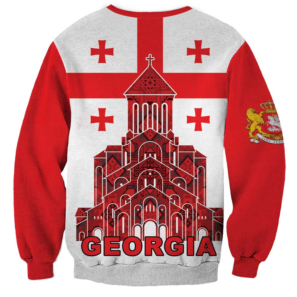 Georgia Independence Day Sweatshirt Sameba Dzala Ertobashia