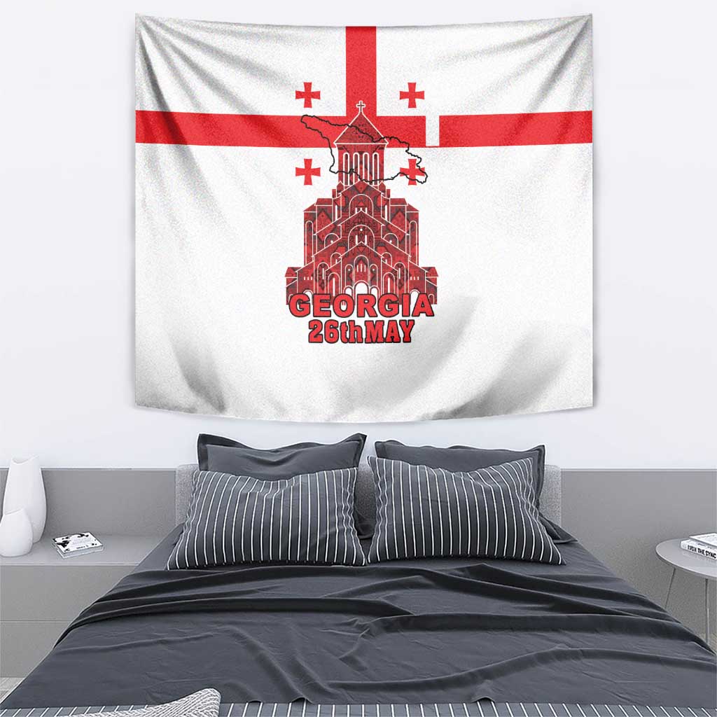 Georgia Independence Day Tapestry Sameba Dzala Ertobashia