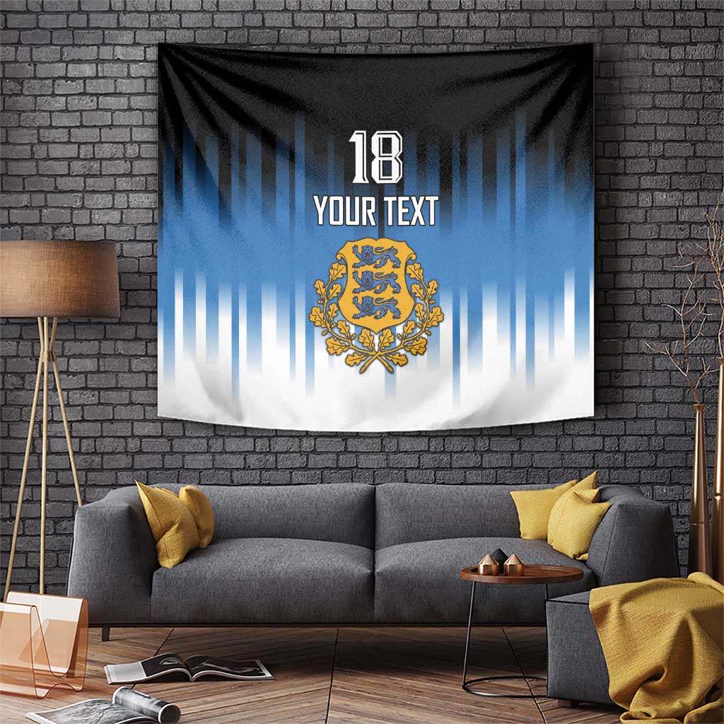 Custom Estonia Football Tapestry Come On Kalevipojad