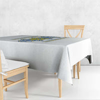 Vyshyvanka Day Tablecloth Ukrainian Folk Traditions Pattern White Version