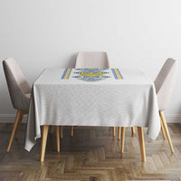 Vyshyvanka Day Tablecloth Ukrainian Folk Traditions Pattern White Version