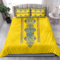 Vyshyvanka Day Bedding Set Ukrainian Folk Traditions Pattern Yellow Version