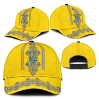 Vyshyvanka Day Classic Cap Ukrainian Folk Traditions Pattern Yellow Version