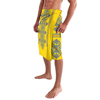 Vyshyvanka Day Lavalava Ukrainian Folk Traditions Pattern Yellow Version