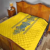 Vyshyvanka Day Quilt Ukrainian Folk Traditions Pattern Yellow Version