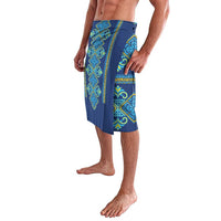 Vyshyvanka Day Lavalava Ukrainian Folk Traditions Pattern Blue Version