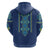 Vyshyvanka Day Zip Hoodie Ukrainian Folk Traditions Pattern Blue Version