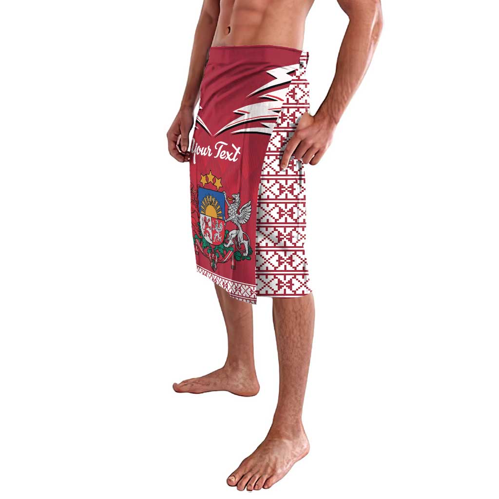 Personalized Latvia Lavalava Latvijas Republika Folk Pattern