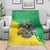 Brazil Coat Of Arms Blanket With Flag Style