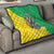 Brazil Coat Of Arms Quilt With Flag Style