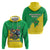 Brazil Coat Of Arms Zip Hoodie With Flag Style - Wonder Print Shop