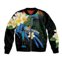 Nicaragua Independence Day Bomber Jacket En Dios confiamos - Wonder Print Shop