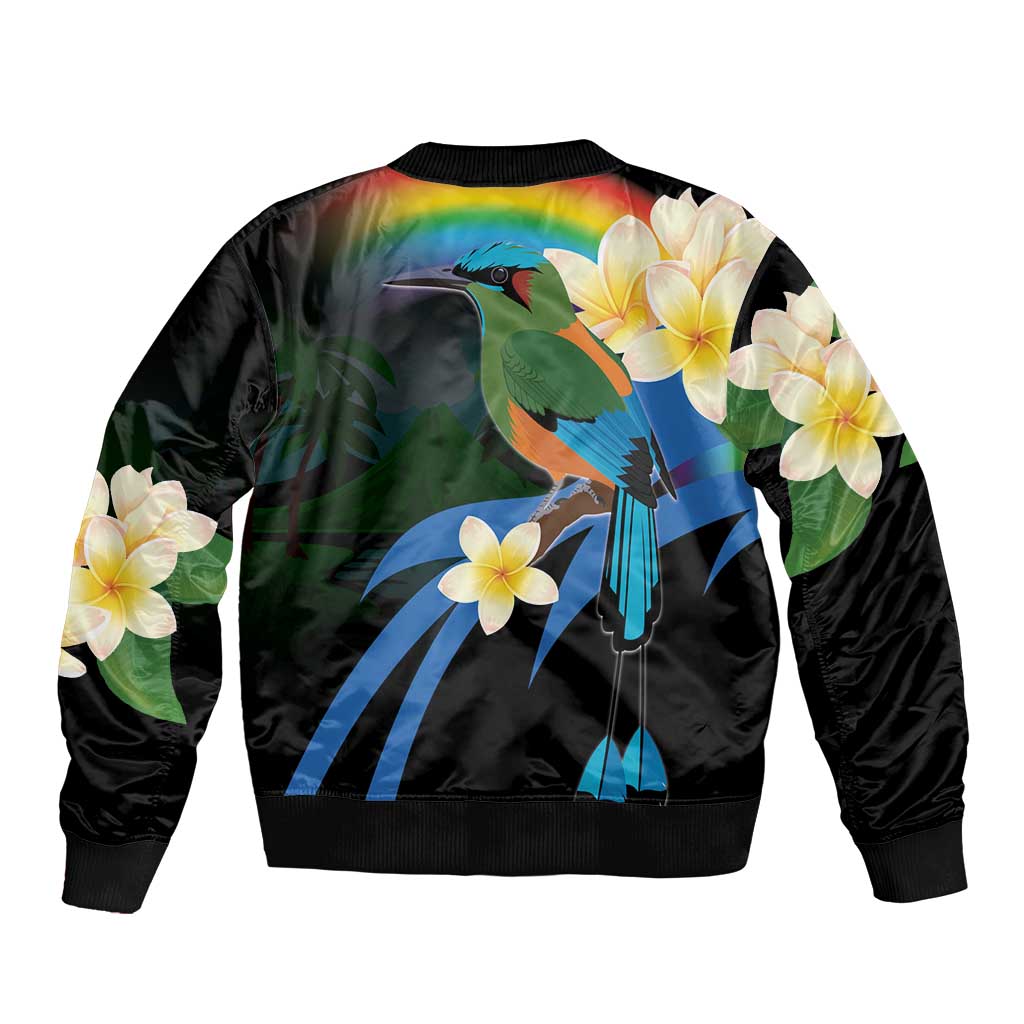 Nicaragua Independence Day Bomber Jacket En Dios confiamos - Wonder Print Shop