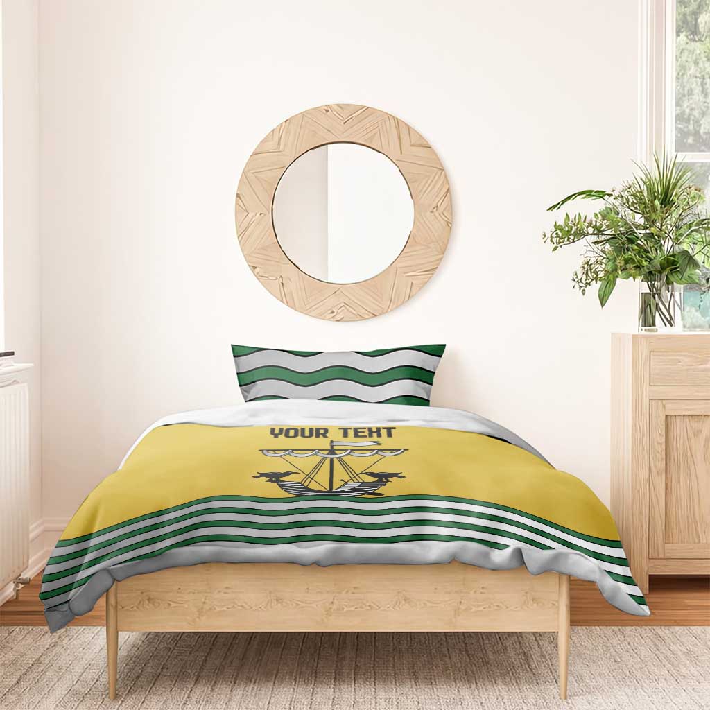 Personalized Lisbon Portugal Bedding Set Flag Style - Wonder Print Shop
