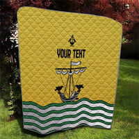 Personalized Lisbon Portugal Quilt Flag Style - Wonder Print Shop