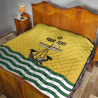 Personalized Lisbon Portugal Quilt Flag Style - Wonder Print Shop