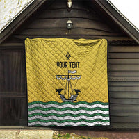 Personalized Lisbon Portugal Quilt Flag Style - Wonder Print Shop