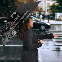 Denmark Viking Ravens Umbrella Vegvisir Runes Pattern - Wonder Print Shop