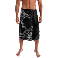 Greenland Viking Ravens Lavalava Vegvisir Runes Pattern - Wonder Print Shop