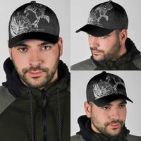 Finland Viking Ravens Classic Cap Vegvisir Runes Pattern - Wonder Print Shop