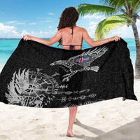 Iceland Viking Ravens Sarong Vegvisir Runes Pattern - Wonder Print Shop