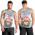 Personalized Bonaire Caribbean Flamingo Men Tank Top Pink Salt Flats - Wonder Print Shop