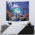 Personalized Bonaire Underwater Tropical Corals Reef Tapestry With Colorful Sea Fish - Wonder Print Shop