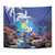 Personalized Bonaire Underwater Tropical Corals Reef Tapestry With Colorful Sea Fish - Wonder Print Shop