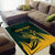 Personalized South Africa Springbok Area Rug With Trendy Protea Flowers Patterns - Wonder Print Shop