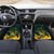 Personalized South Africa Springbok Car Mats With Trendy Protea Flowers Patterns - Wonder Print Shop