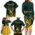 Personalized South Africa Springbok Family Matching Long Sleeve Bodycon Dress and Hawaiian Shirt With Trendy Protea Flowers Patterns - Wonder Print Shop