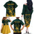 Personalized South Africa Springbok Family Matching Off The Shoulder Long Sleeve Dress and Hawaiian Shirt With Trendy Protea Flowers Patterns - Wonder Print Shop